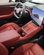 UK Pre-Owned XPeng P7 Electric Sedan – Stunning Black & Red Luxury EV - Image 6